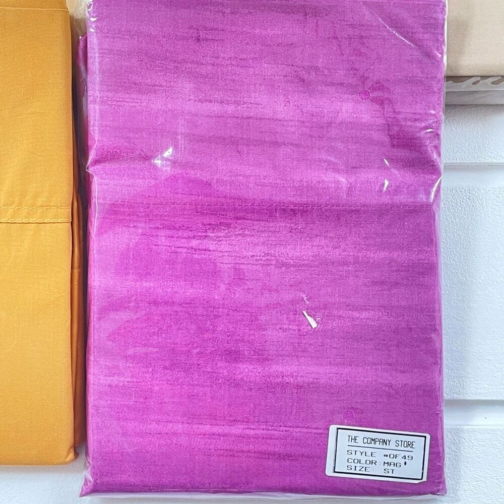 Lot of Sheets & Pillow Cases From The Company Store Cotton Twin XL Fitted & Flat - Picture 9 of 13